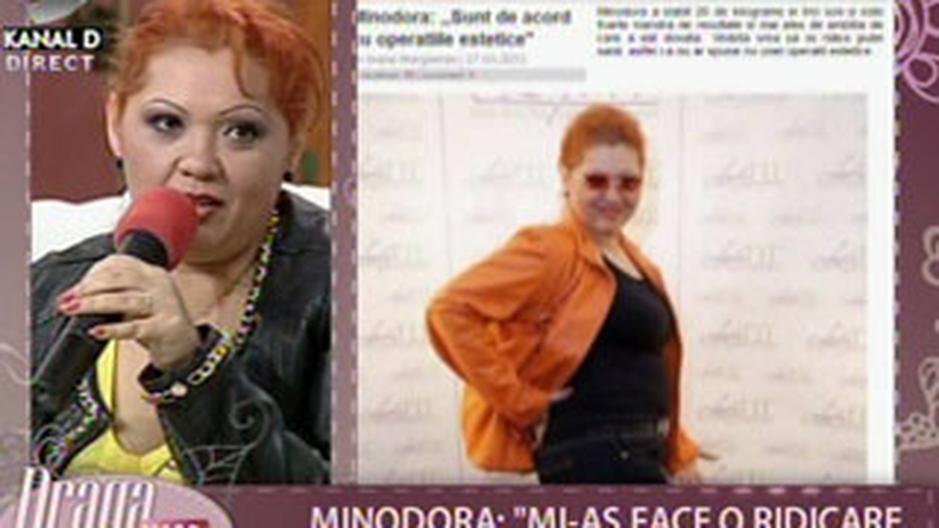 VIDEO Minodora nu se teme sa-si faca un lifting la sani, dar este ingrozita de o alta metoda! Afla care este si de ce nu vrea sa o aplice!