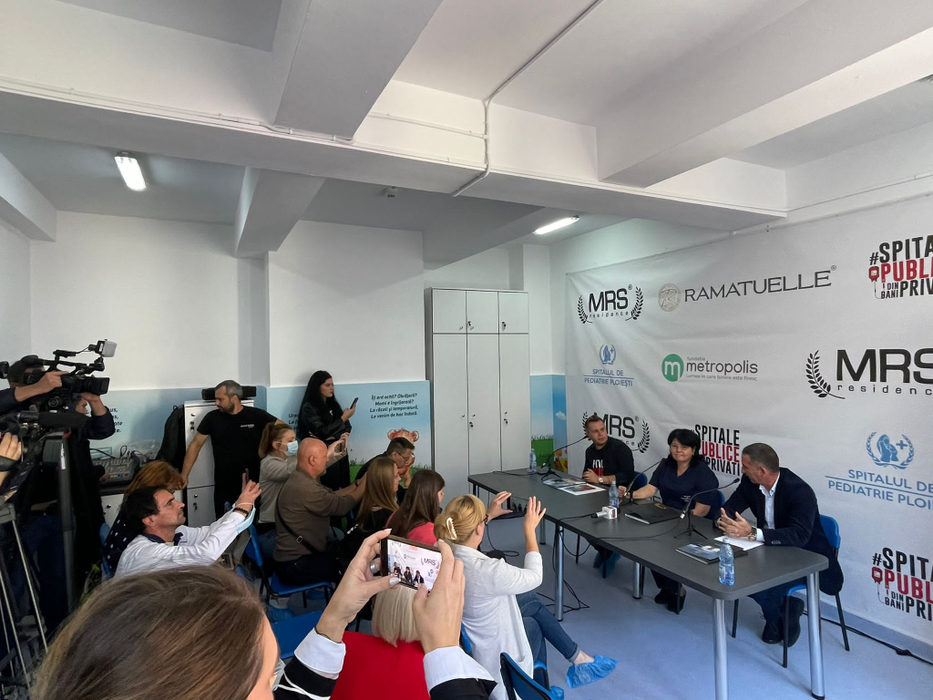Acțiune caritabilă organizată de Mrs Residence, în parteneriat cu Fundația Metropolis condusă de Codin Maticiuc, care derulează inițiativa #spitalepublicedinbaniprivati