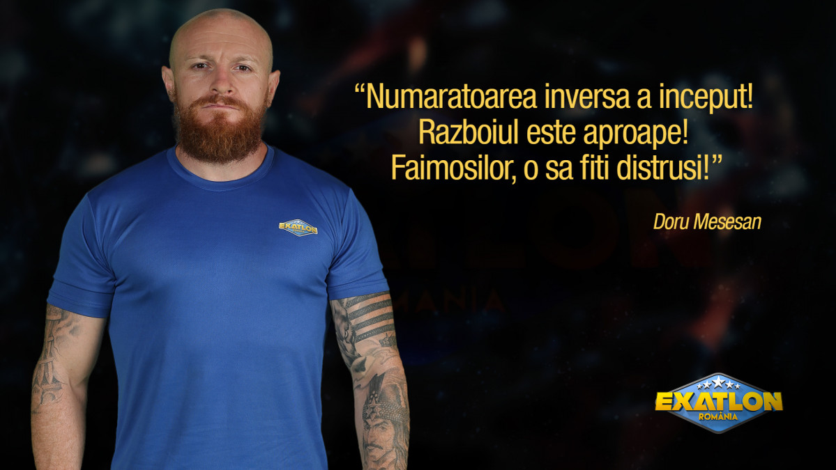 Doru Meseșan, concurentul din echipa Războinicilor