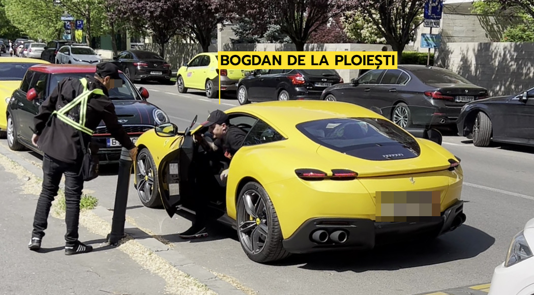 Bogdan de la Ploiești coboară din mașina de 300.000 euro