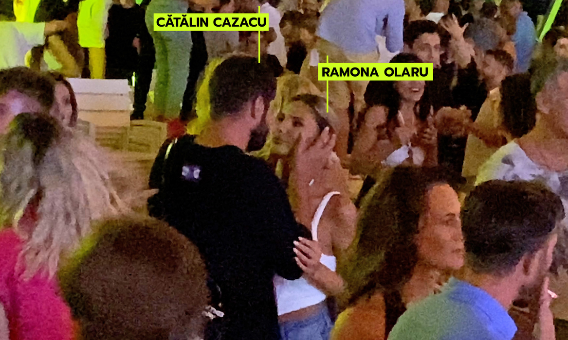 Cătălin Cazacu și Ramona Olaru, sărut la LOFT (Foto: CANCAN.RO)