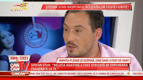 Stefan Stan, ravasit si cu ochii in lacrimi, dupa despartirea de Mantea: Mirosea a usturoi la prima noastra intalnire