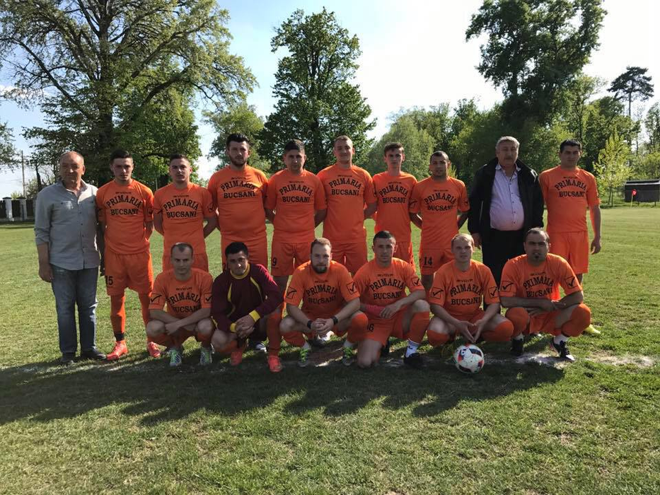 Echipa Unirea Bucșani, înaintea meciul sângeros