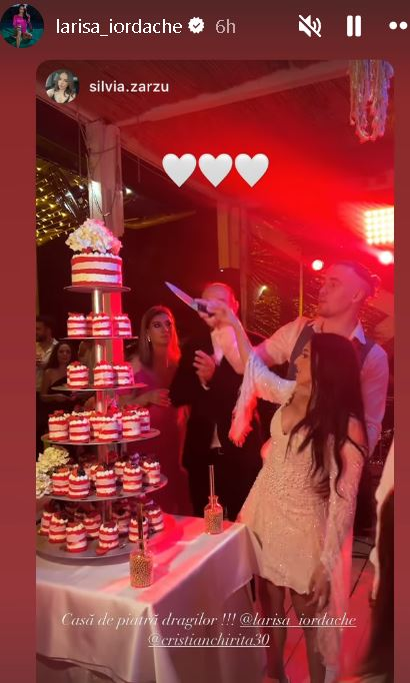 Larisa Iordache  și Cristian/ sursă foto: Instagram
