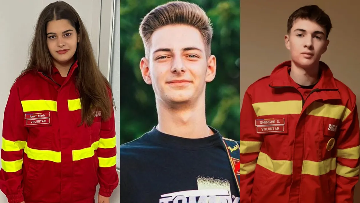 Ei sunt cei trei copii care au salvat viața unui om la Vaslui. La 16, respectiv 17 ani, Maria, Ianis și Ștefan sunt voluntari SMURD