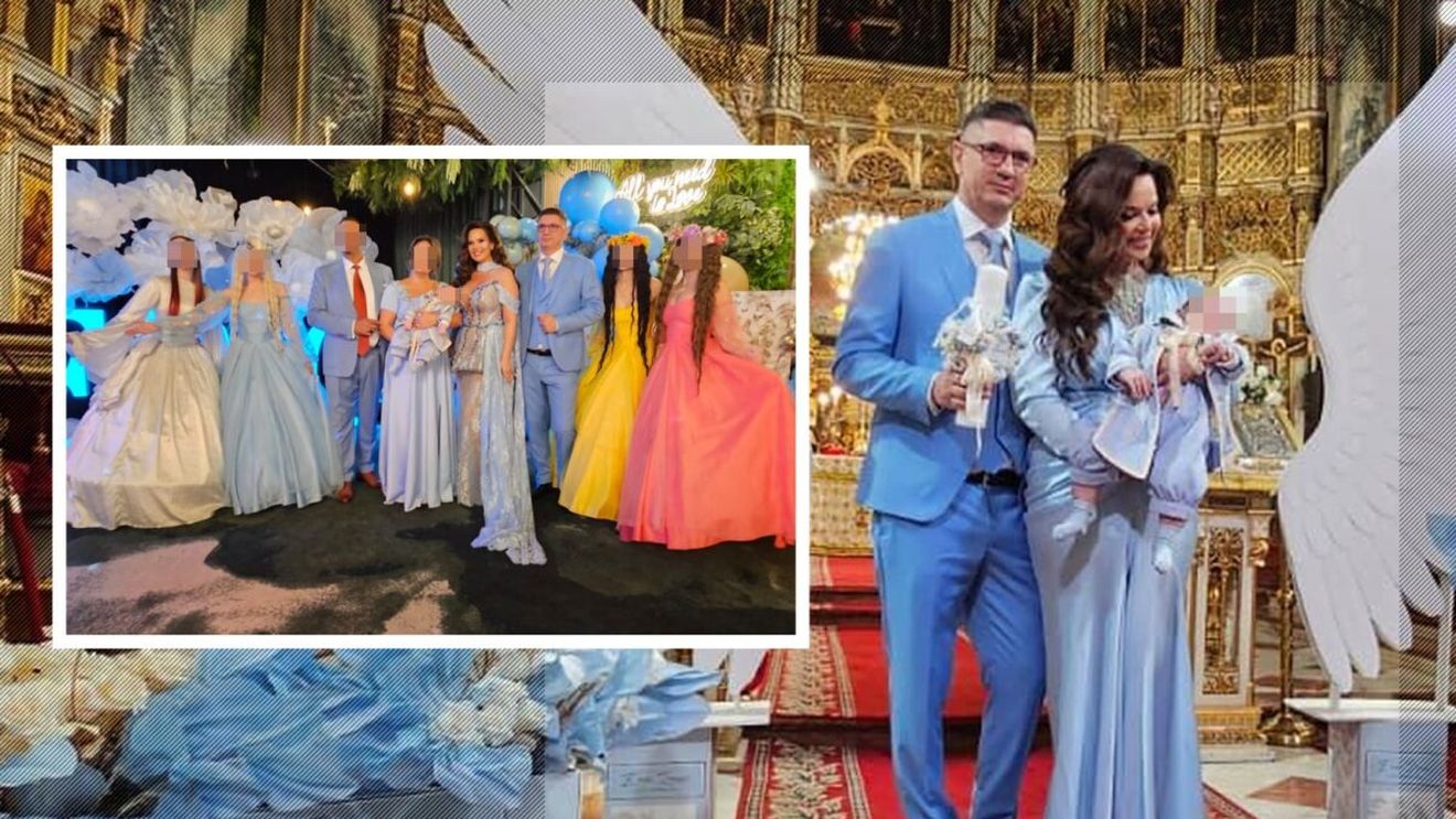 Luis Lazarus și-a botezat fiul! Imagini de la creștinarea micuțului Eric Lucas