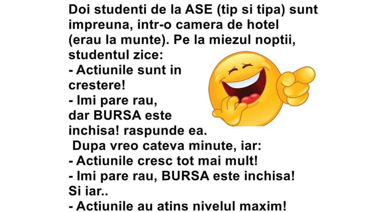 BANCUL ZILEI | Cum fac dragoste doi studenți de la ASE