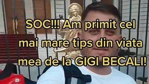 Ireal! Bacșișul uriaș pe care l-a primit un livrator din Capitală, după ce i-a dus comanda lui Gigi Becali la palat