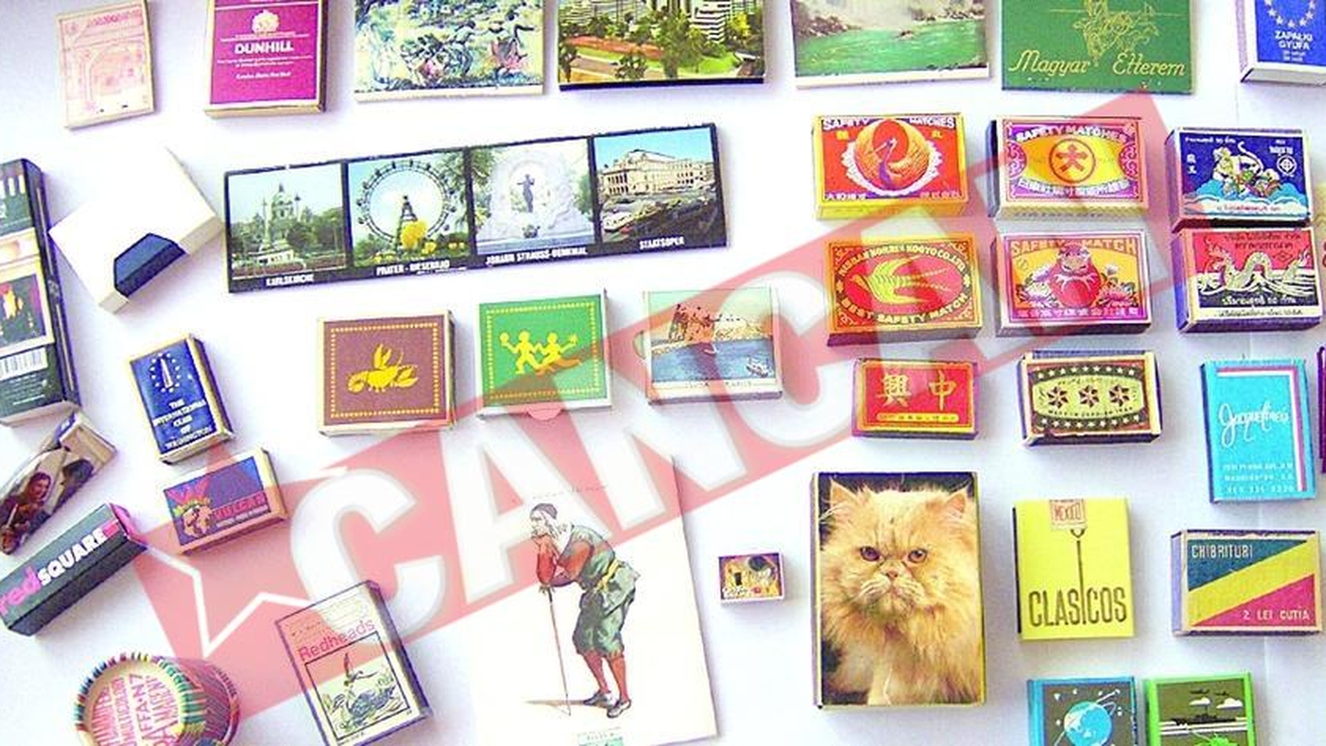In 40 de ani a strans 4.000 de cutii de chibrituri