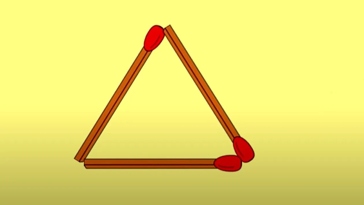 Test de inteligență dificil | Mutați un singur băț de chibrit pentru a obține un pătrat!