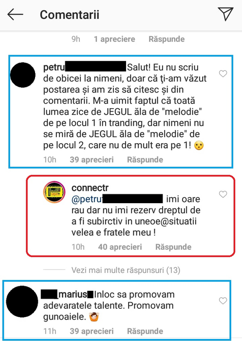 Piesa de debut a Vulpiţei de la Acces Direct, nr. 1 în trending pe YouTube! Connect-R a răbufnit şi a vorbit şi de maneaua creată de Alex Velea