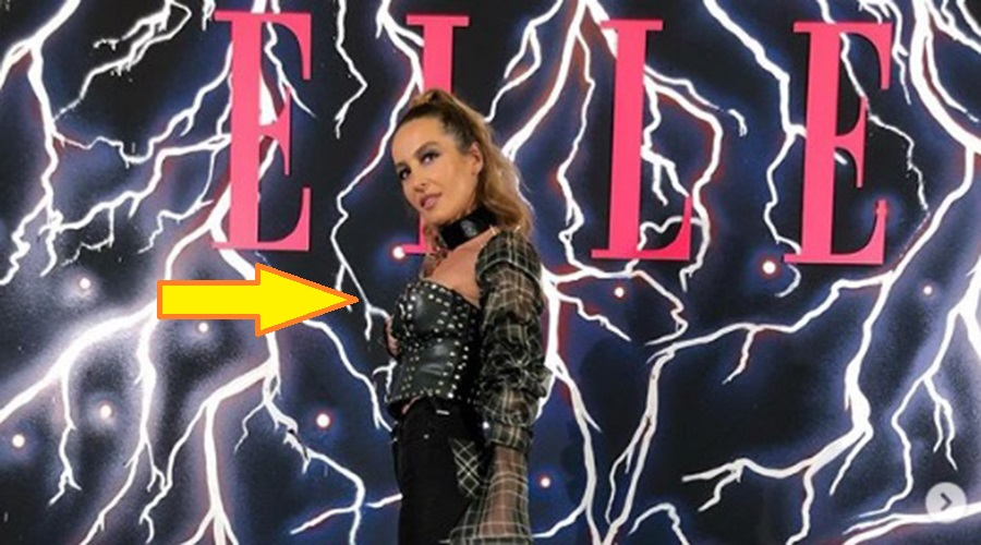 Flavia Mihășan, cu un decolteu obraznic pe covorul întins pentru gala revistei ELLE. Fosta asistentă de la Neatza, criticată de o fană care a comparat-o cu Loredana Groza