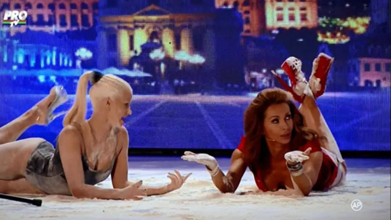 Vacanta de vis pentru blonda care s-a tavalit prin faina cu Mihaela Radulescu la Romanii au talent! Ipostaze incendiare