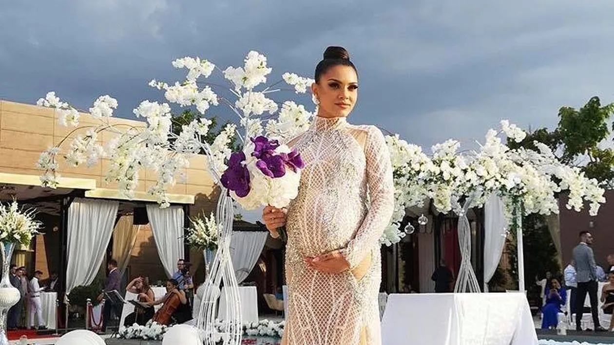 Este pe ultima sută de metri cu sarcină, dar Karmen Minune poartă tocuri și rochii scurte