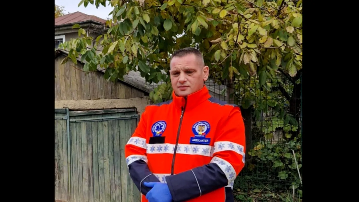 El este Marian, ambulanțierul SAJ Iași, care a murit subit. Doi copii minori au rămas orfani