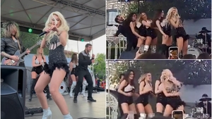 Andreea Bălan, moment jenant pe scenă! A căzut în timpul unui concert, în fața fanilor, iar totul a fost filmat. VIDEO