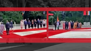 Incident la Cotroceni. Un militar a leșinat în timpul ceremoniei de primire a președintelui Indiei