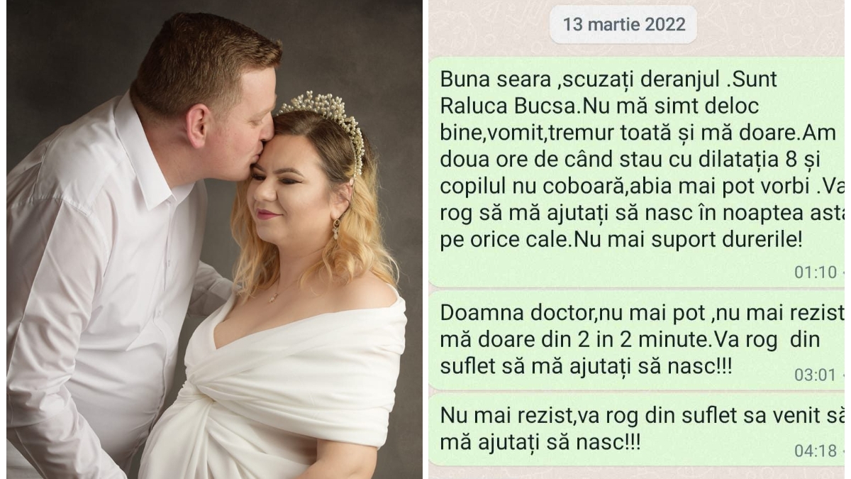 Caz tras la indigo după moartea Alexandrei, tânăra mămică din Botoșani. Raluca Bucșă s-a rugat ore în șir de medicul ei să o ajute să nască: ”Abia mai pot vorbi”
