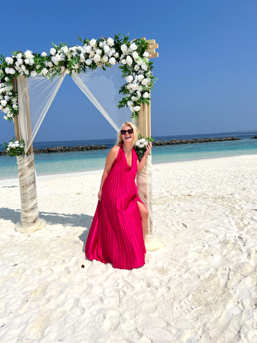 Alessandra Stoicescu și-a făcut vacanța în Maldive. Sursă foto: Facebook