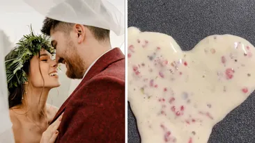 Tânărul din imagine a vrut să-i facă soției o clatită în formă de inimă, de Ziua Îndrăgostiților. Ireal ce a putut să iasă