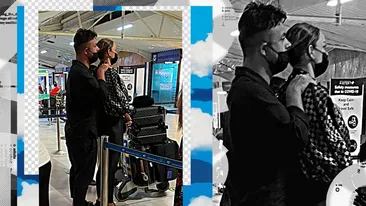 Bianca Drăgușanu și Gabi Bădălău, fotografiați îmbrățișați pe aeroportul din Male!