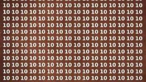 TEST IQ | Identificați singurul număr diferit de 10! Geniile reușesc în cel mult 9 secunde