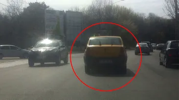 Nu o sa-ti vina sa crezi ce numar de inmatriculare are acest taxi din Bucuresti! Legea interzice asa ceva