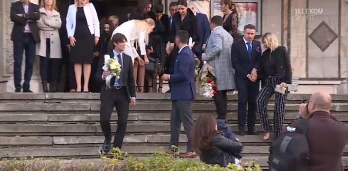 FOTO. Ciprian Marica și-a botezat băiețelul! Cristi și Adelina Chivu au fost nașii micuțului