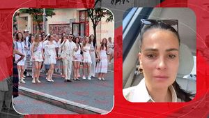 Adrian Sînă s-a zbenguit pe pietonală cu o mână de puștoaice! Cum l-am filmat pe artist în timp ce zvonurile divorțului de Anca Serea au luat amploare