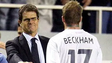 Capello i-a oferit lui Beckham un post in staff-ul nationalei Angliei la Cupa Mondiala