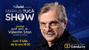 Marius Tucă Show începe luni, 6 iulie, de la ora 18:00, pe Gândul. Invitat: prof. univ. dr. Valentin Stan
