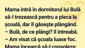 BANC | Mama îl găsește pe Bulă plângând
