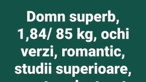 Bancul începutului de săptămână | "Domn superb, 1.84, 85 kg