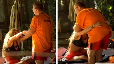 Cornel Palade, îmbrăţişări pătimaşe la Sunt celebru, scoate-mă de aici! Bia Khalifa l-a lăsat fără aer: Eşti viaţa mea