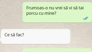 Bancul zilei! "Frumoas-o nu vrei să vi să tai porcu cu mine?"