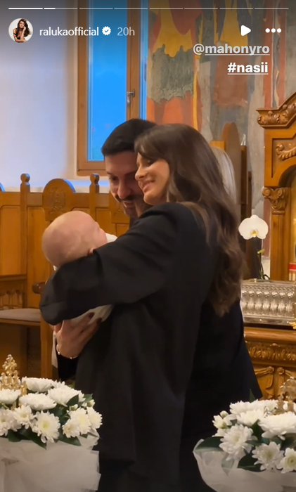 Ana Baniciu și-a botezat fiul. Sursă foto: Instagram ralukaofficial