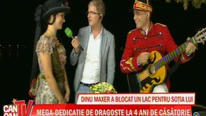 Deea si Dinu Maxer si-au reinnoit juramintele de iubire, in direct la CANCAN TV! Dupa 4 ani, sotul a plimbat-o cu barca pe lac si i-a spus ca va fi doar al ei!
