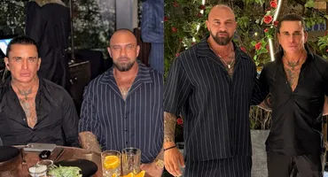 Alex Bodi, la masă cu Necati Arabaci. Afaceristul s-a distrat alături de un membru notoriu al Hells Angels