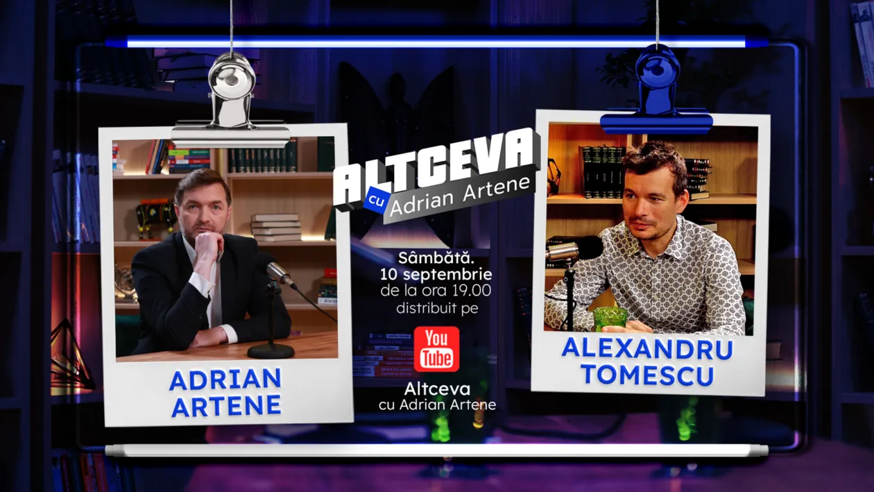 Alexandru Tomescu este invitat la podcastul ALTCEVA cu Adrian Artene