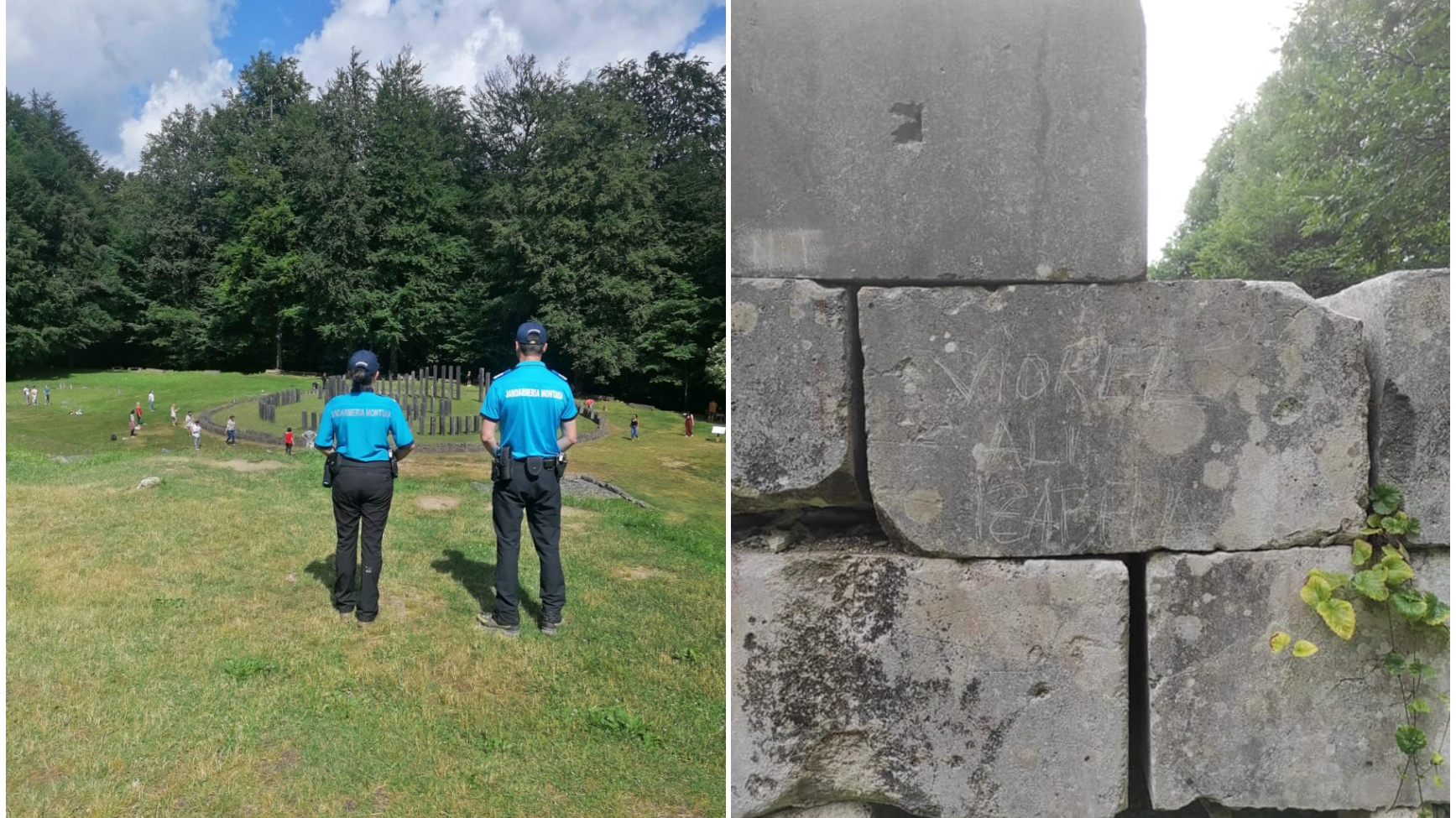 Este interzis să faci asta! Ce a putut să facă un bărbat, „din plictiseală”, pe un monument istoric din România. Riscă dosar penal!