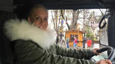 VICA BLOCHINA, la volanul unui…tir! Vedeta a renunţat la bolidurile de lux