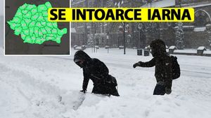 VIDEO. ANM, informare meteo de ultimă oră! S-au întors ninsorile - ce zone sunt vizate de fenomene extreme