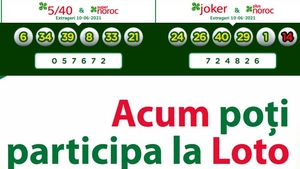 Rezultate loto 6 din 49. Numerele extrase duminică, 13 iunie 2021