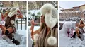 Vedetele din România, surprinse în zăpadă. Unele au pus mâna pe lopată, altele s-au distrat în ger