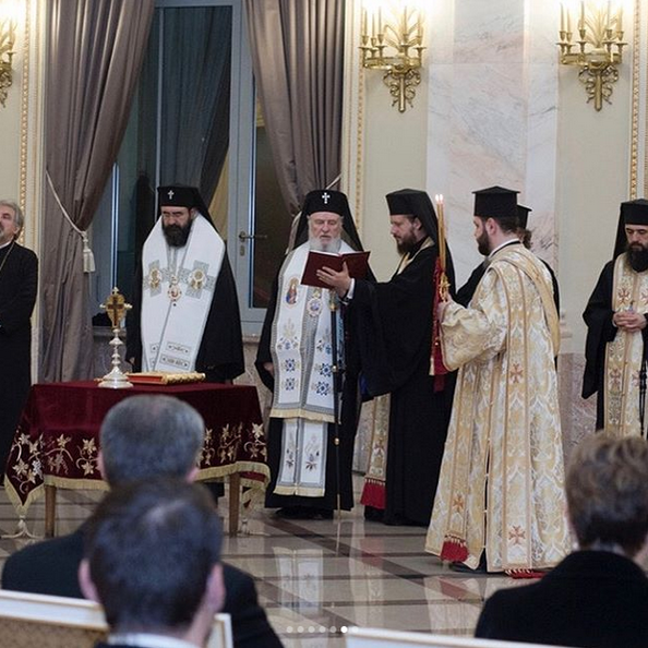 Imagini de la ceremonia funerară a Regelui Mihai I de la Palatul Regal