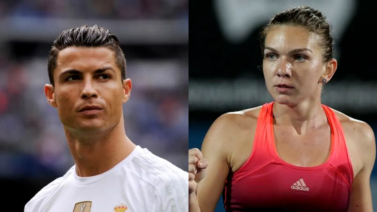 Ce au în comun Simona Halep și Cristiano Ronaldo. Jurnaliștii spanioli au decis!