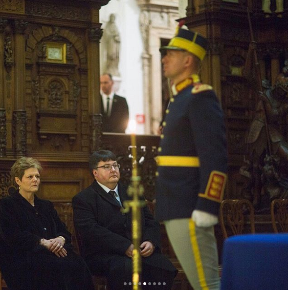 Imagini de la ceremonia funerară a Regelui Mihai I de la Palatul Regal