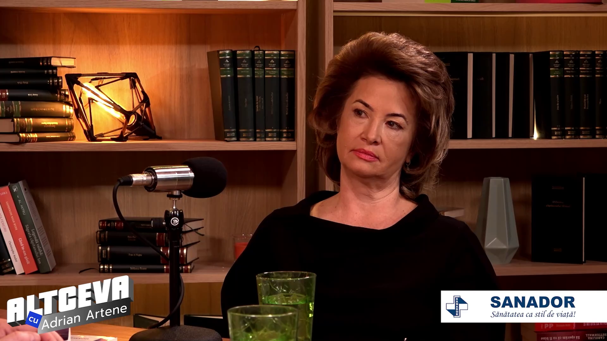 Liana Voiculescu este invitata săptămânii în podcastul "ALTCEVA cu Adrian Artene", difuzat pe canalul de YouTube dedicat (Foto: captură video)