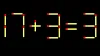 Test de inteligență | Corectați 17 + 3 = 3, mutând un singur băț de chibrit