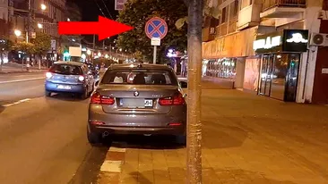 Cui îi aparține acest BMW parcat pe INTERZIS. Nu a ținut cont de reguli